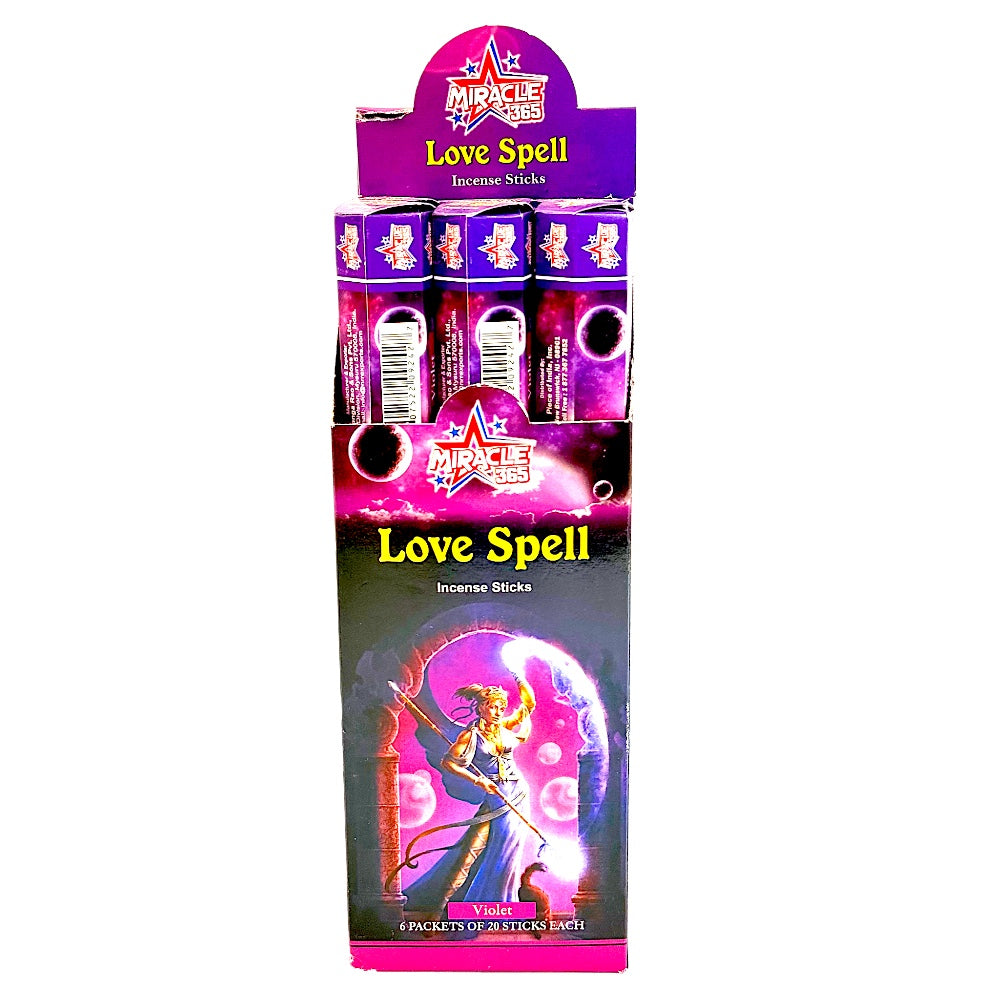 Miracle 365 Brand Love Spell (20 incense sticks)