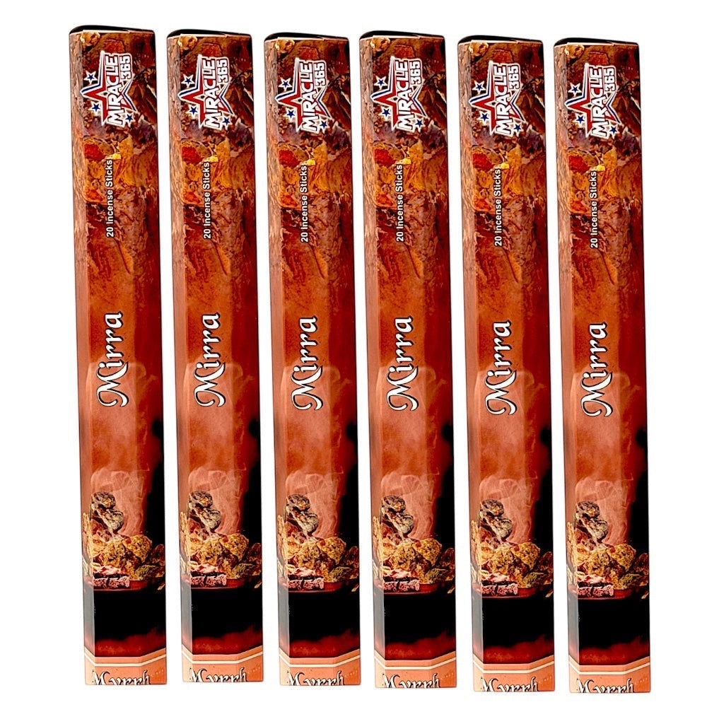 Miracle 365 Myrrh (6 tubes of 20 incense sticks each) - view 2