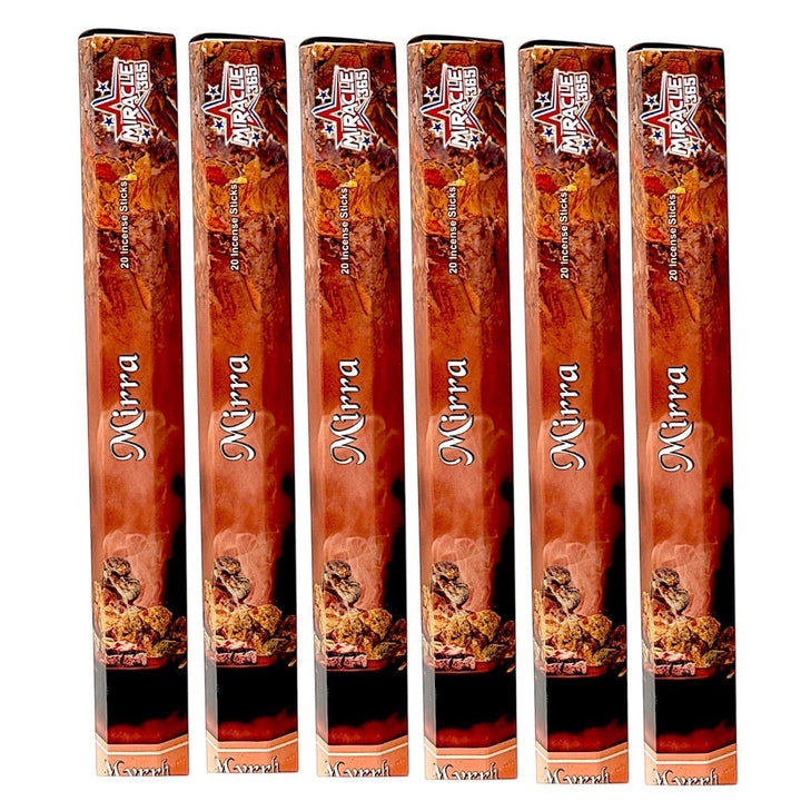 Miracle 365 Myrrh (6 tubes of 20 incense sticks each) - view 2