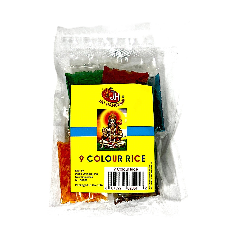 Nine Color Rice for Durga Puja