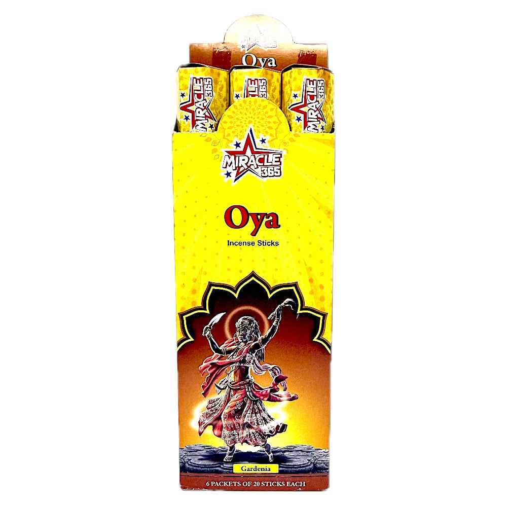 Oya Incense Sticks (6 tubes of 20 sticks each) Fragrance Gardenia