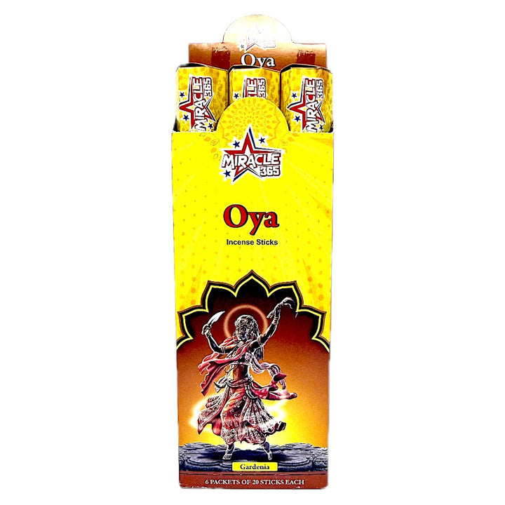 Oya Incense Sticks (6 tubes of 20 sticks each) Fragrance Gardenia