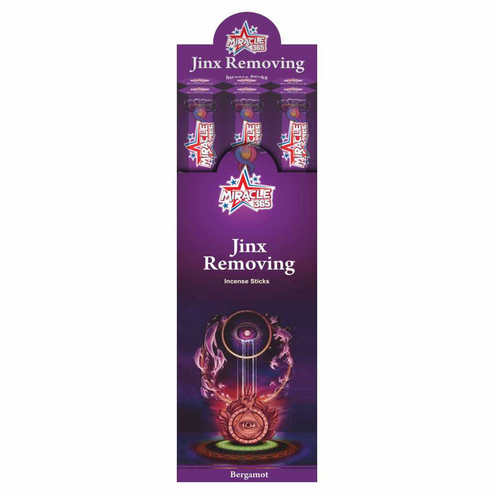 Jinx Removing Incense (6 tubes of 20 sticks each) Fragrance Bergamot