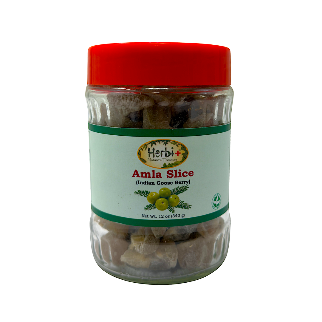 Amla Slice Glass Jar, 12 oz (340 g) - view 2