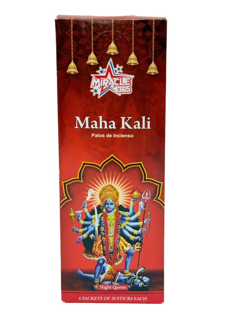 Maha Kali Incense Sticks (6 tubes of 20 sticks each) Fragrance Night Queen - view 2