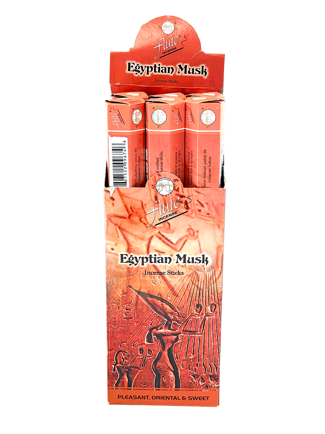 Flute Brand Egyptian Musk (20 incense sticks*6) X 10 Boxes - view 2