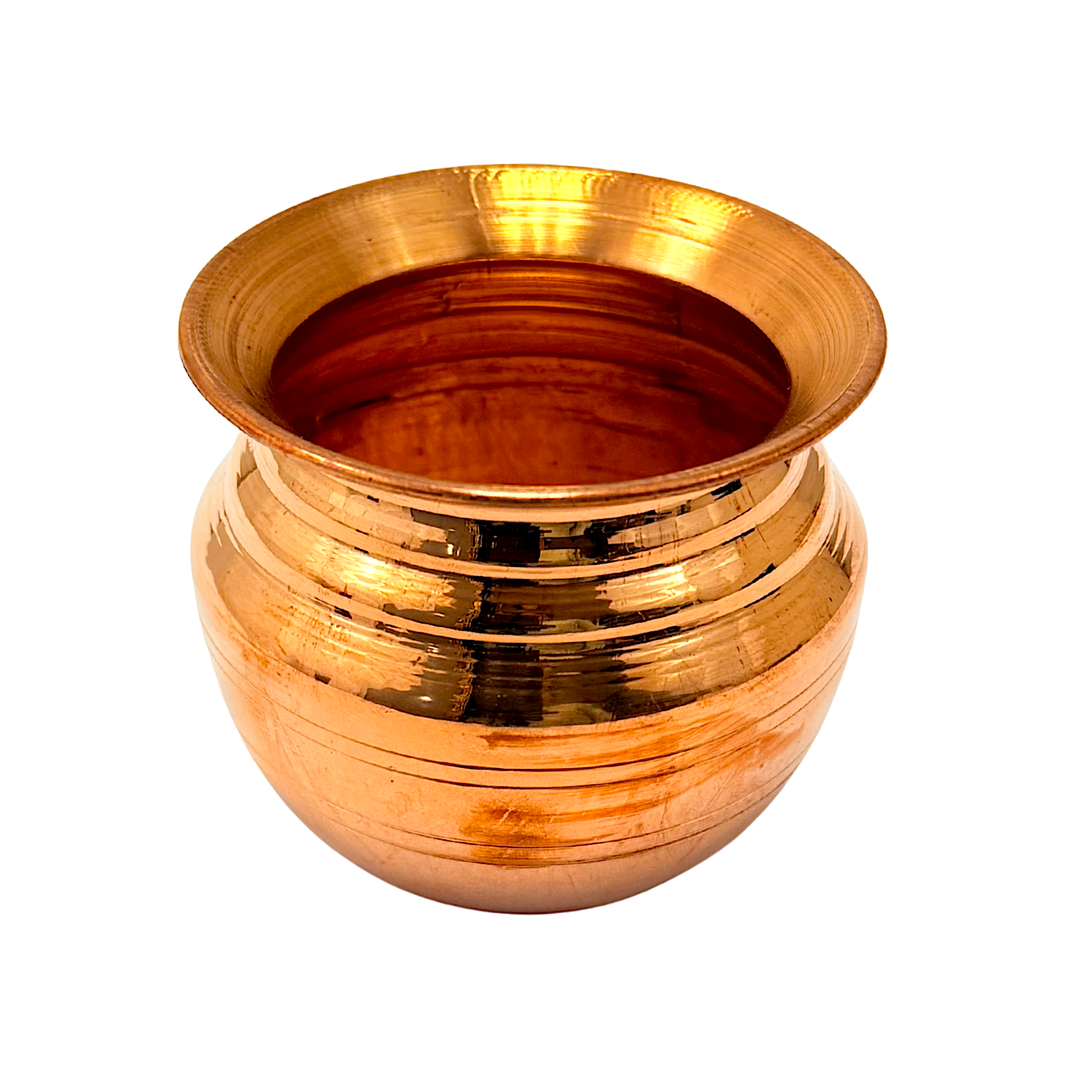Copper Lota Extra Small 3 Inch Tall